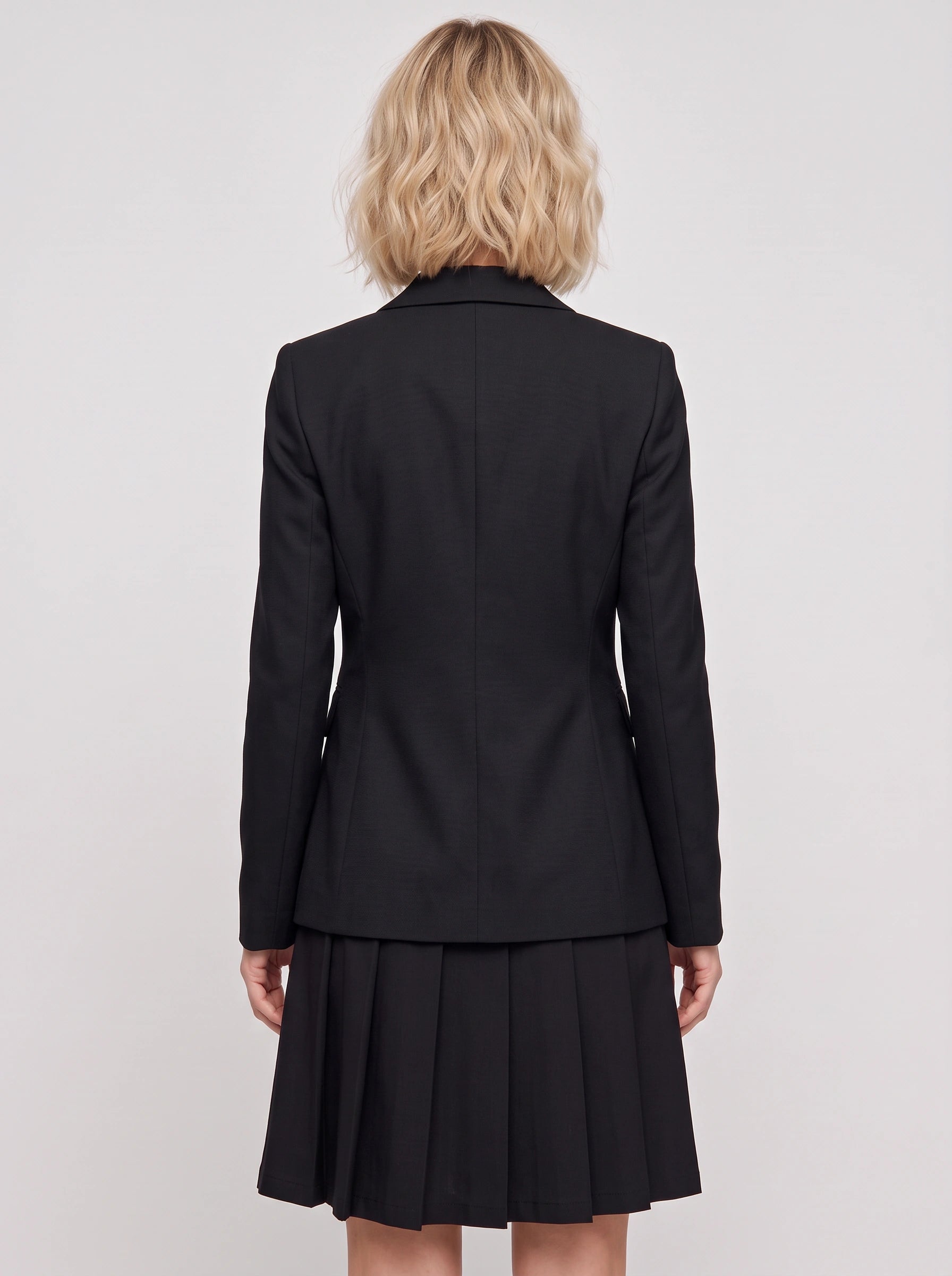 Pliora Tailored Single-Button Blazer – Blazer Dress Women Office Formal Work Interview Business Structured Jacket