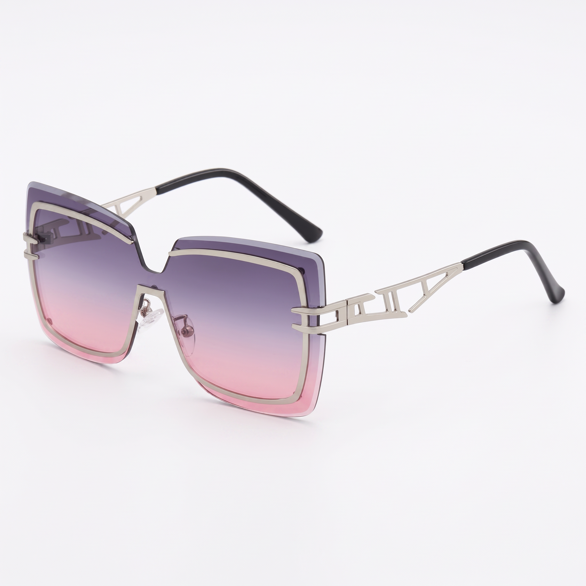 Rimarch Oversized Square Sunglasses – Women Gradient Lens Statement Luxury Designer Big Square Frame Sunglasses