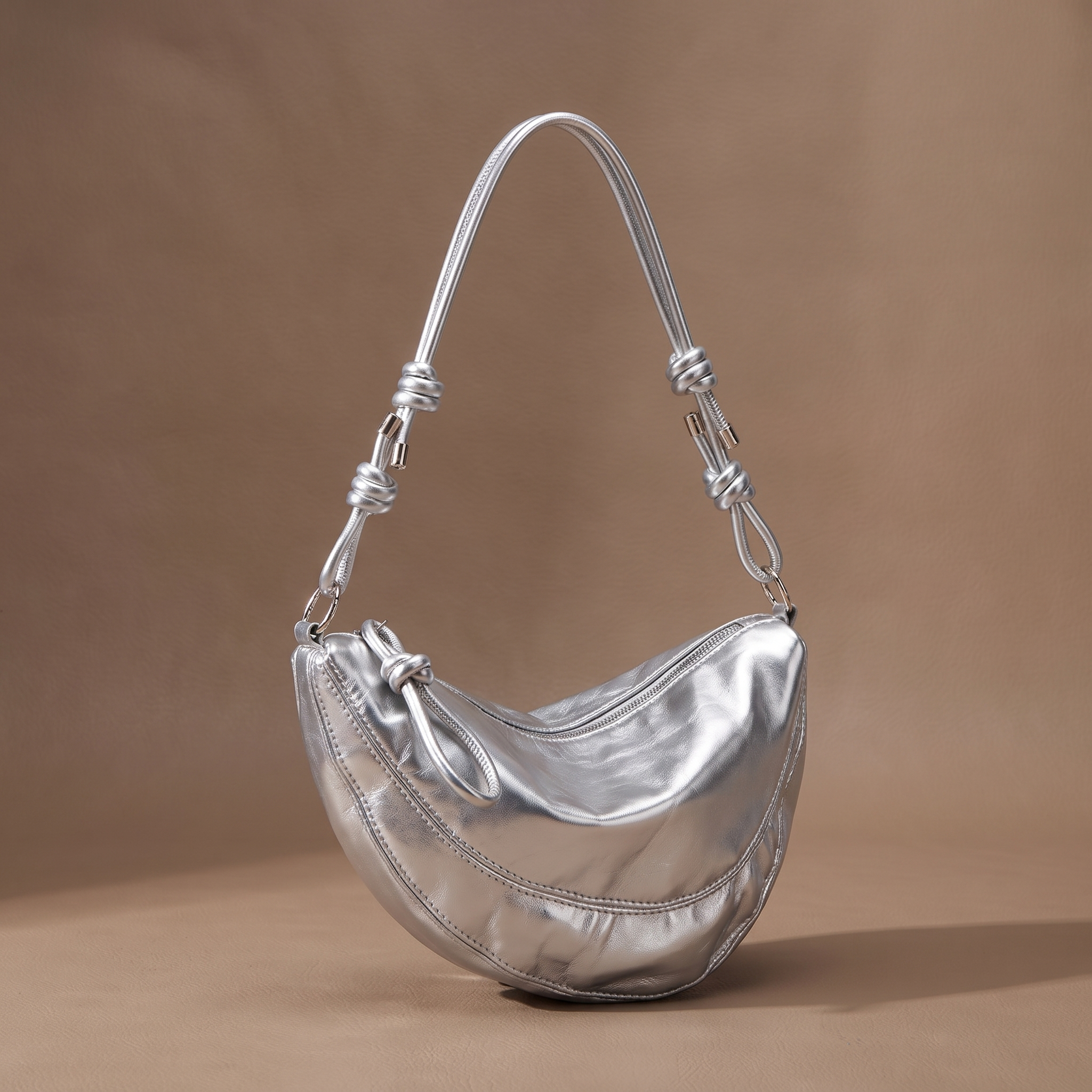 Keziah Knotted Strap Hobo Bag – Luxury Handbags Women Crossbody Shoulder Purse Designer Hobo Bag