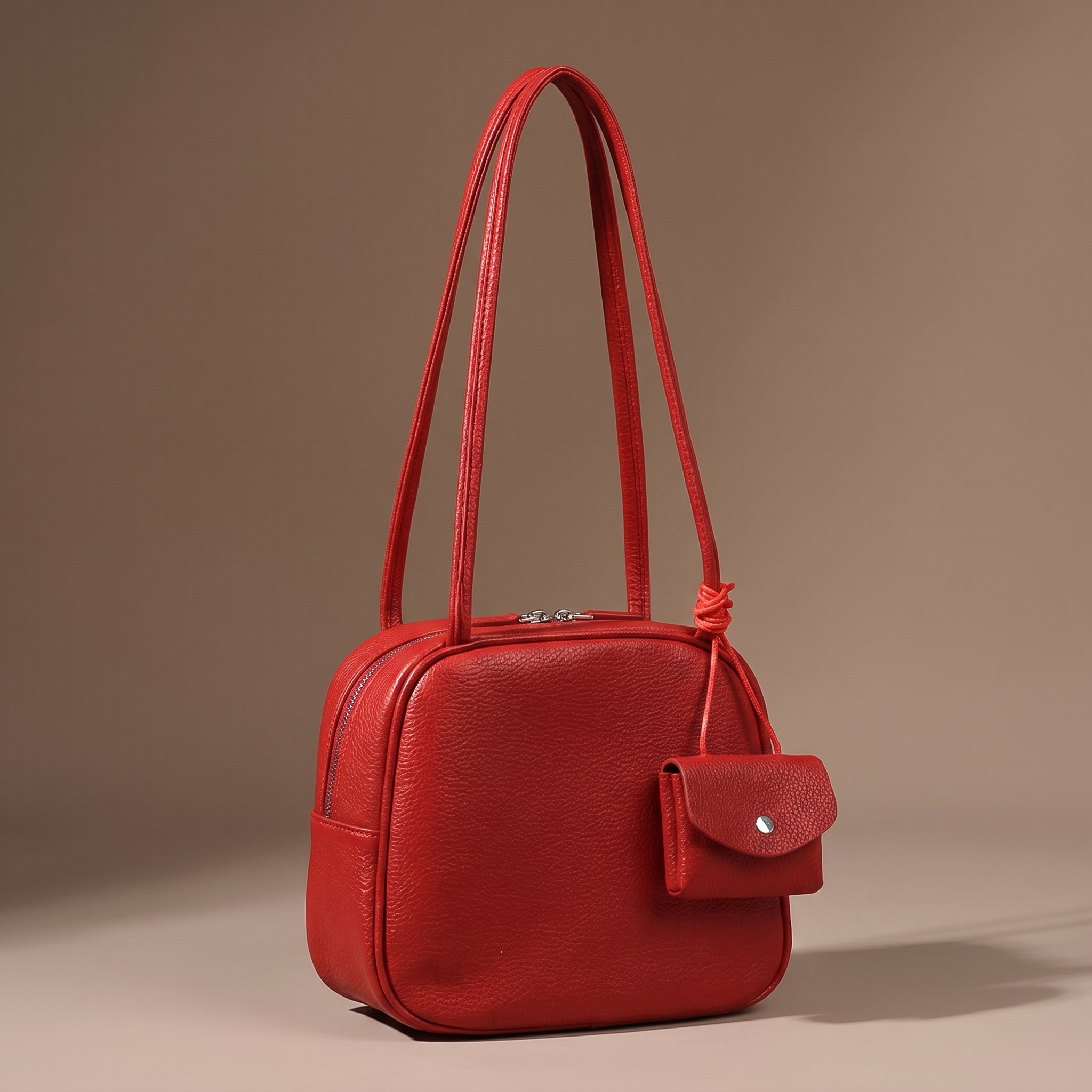 Graniella Round Crossbody Bag – Pebbled Leather Structured Dome Shoulder Purse Women Casual Everyday Handbag