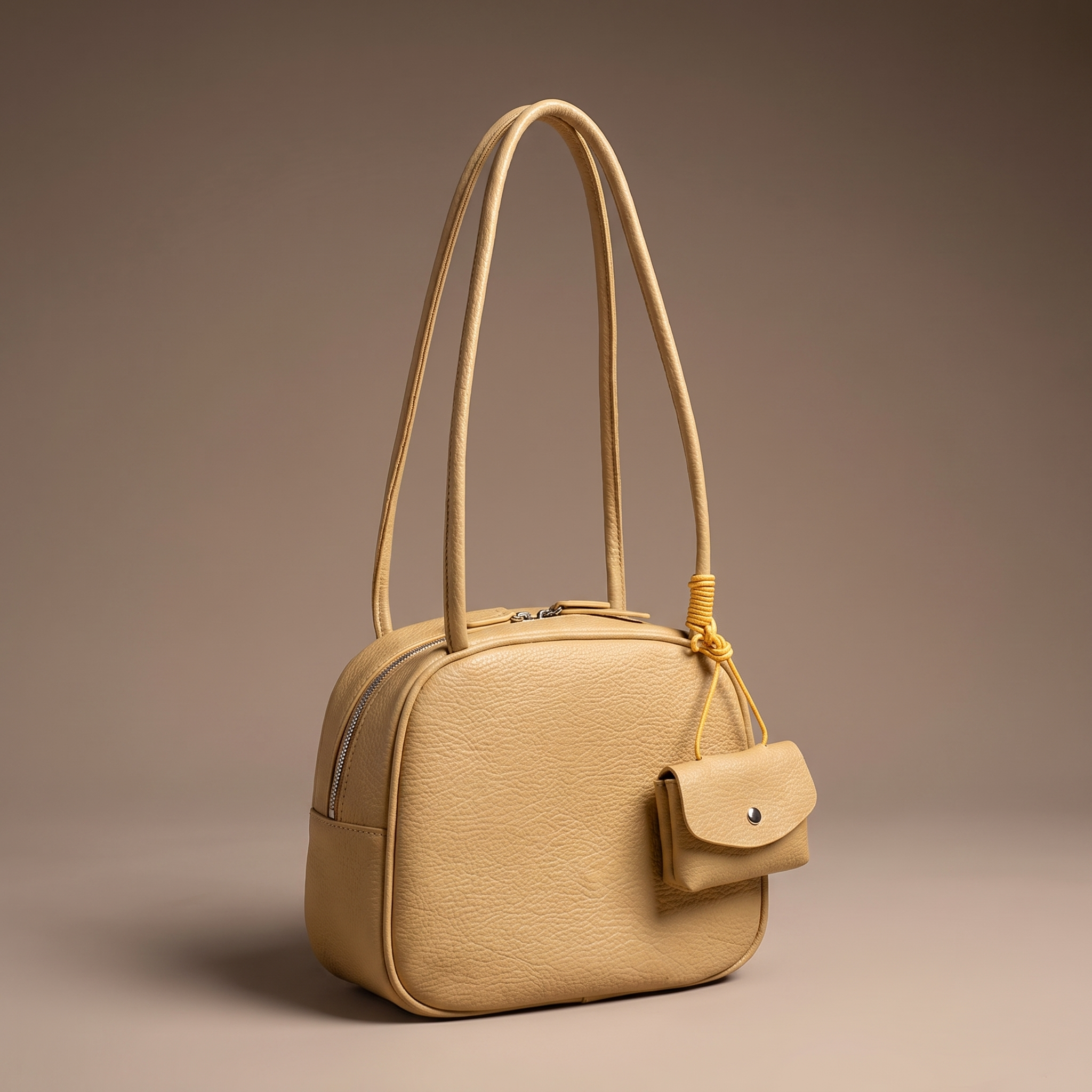 Graniella Round Crossbody Bag – Pebbled Leather Structured Dome Shoulder Purse Women Casual Everyday Handbag