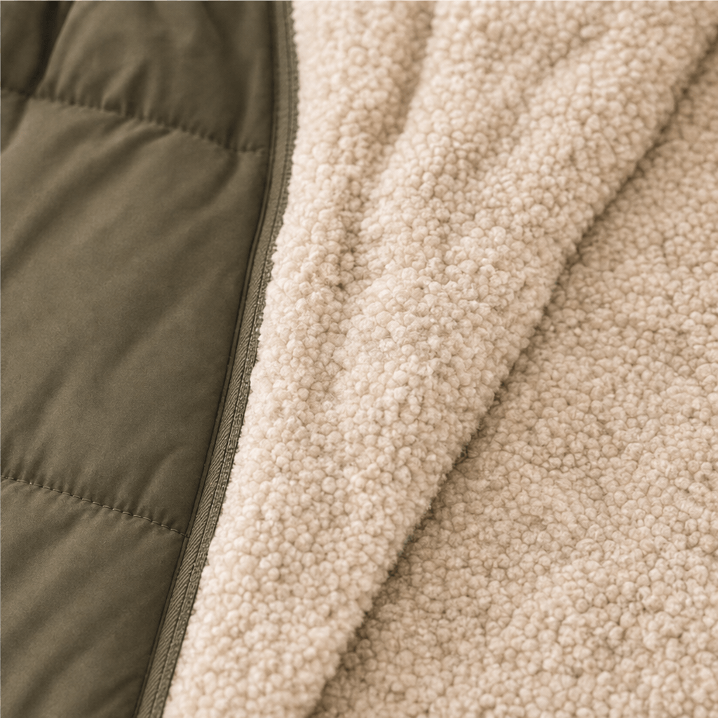 Reversa Sherpa-Lined Longline Puffer Coat – Hooded Quilted Winter Jacket Women Oversized Warm Longline Coat