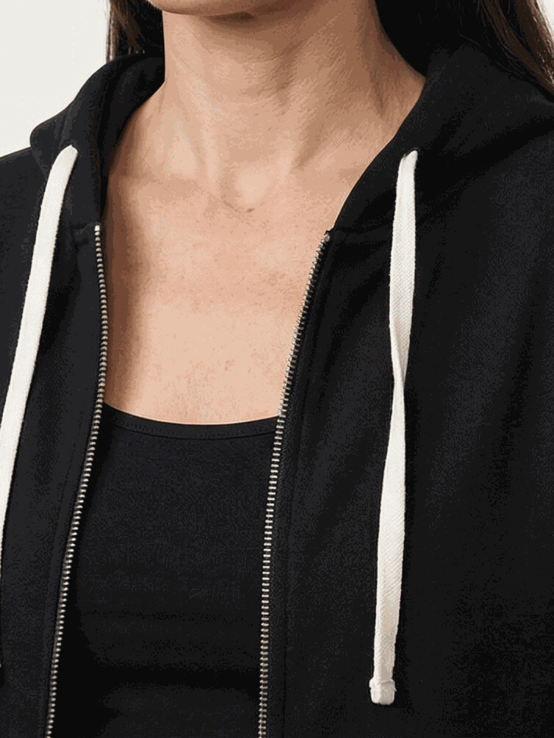 Cordath Longline Zip Hoodie – Oversized Hoodie Women Cardigan Sweatshirt Streetwear Casual Long Hoodie